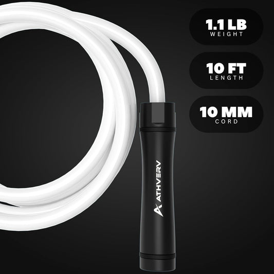 Zest Heavy Jump Rope 1 LB, White