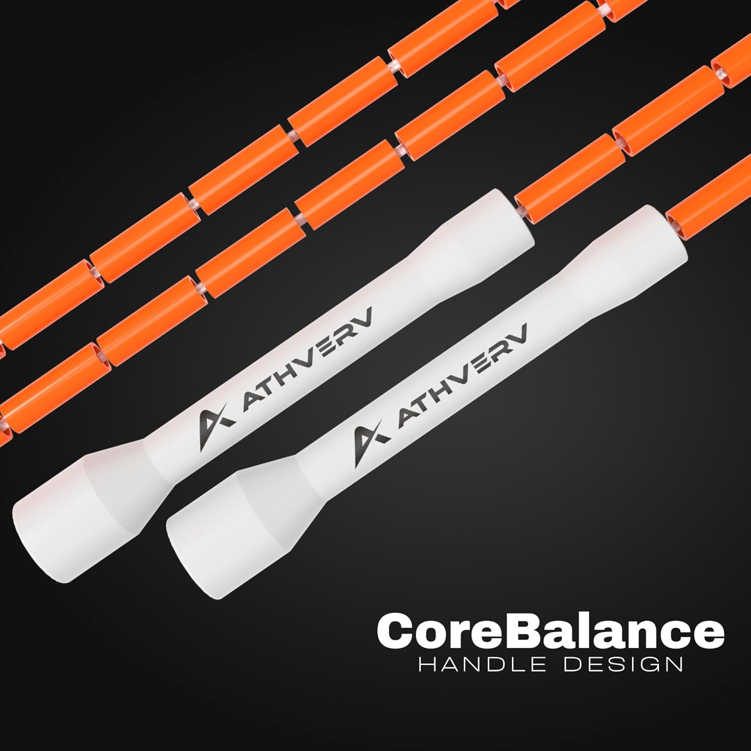 Jump Rope Orange Flo Beaded Jump Rope, Orange – Athverv