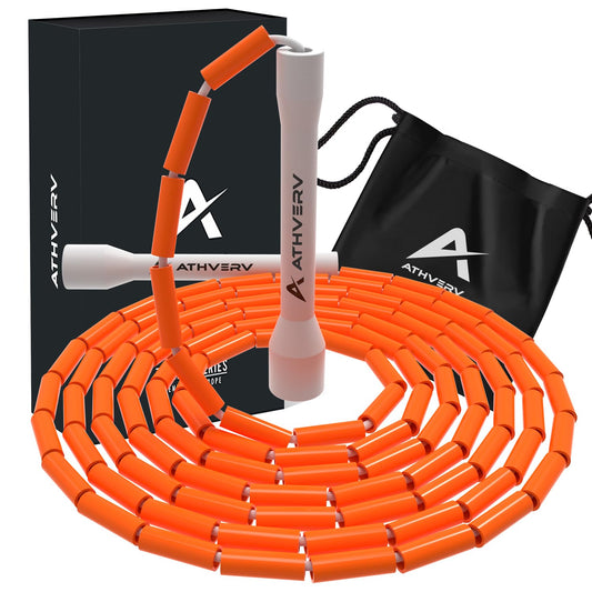 Flo Beaded Jump Rope, Orange