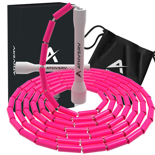 Flo Beaded Jump Rope, Pink