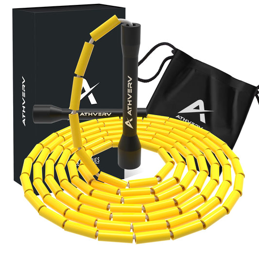 Flo Beaded Jump Rope, Yellow