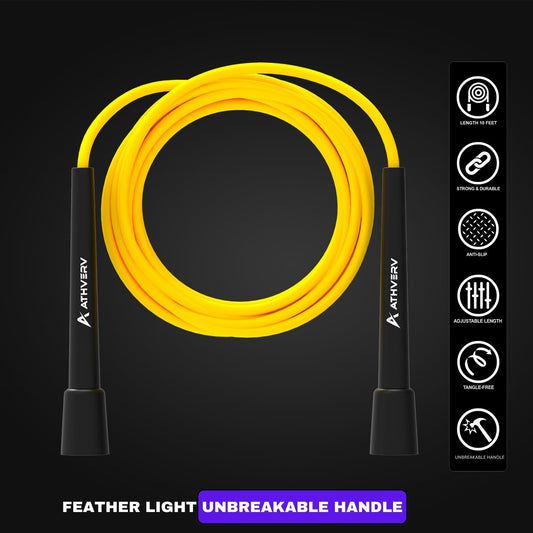 Verve Speed Jump Rope, Yellow/Black
